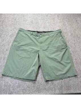 Tommy Bahama Chip Shot IslandZone 11" Shorts Men 42 Long Green Performance Nylon